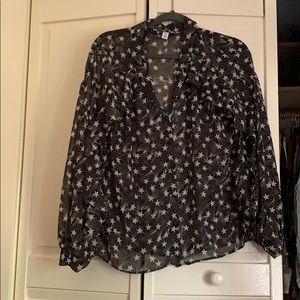 Top shop star blouse